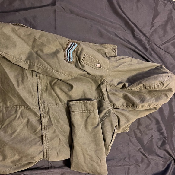 Zara Army Green Jacket - Picture 4 of 4